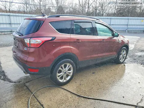 2018 Ford Escape Sel VIN 1FMCU9HD7JUB53316 фото 3