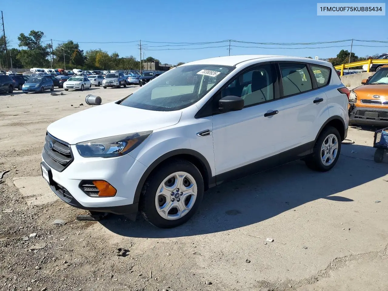 2019 Ford Escape S VIN 1FMCU0F75KUB85434 фото 1
