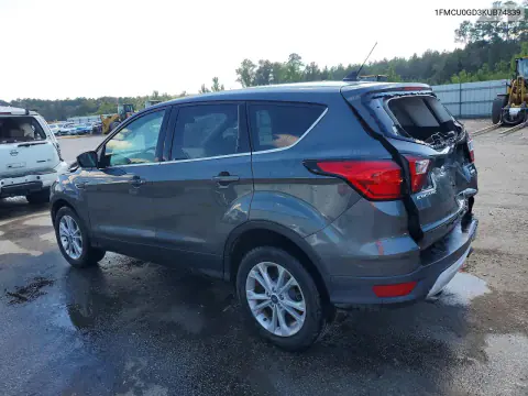 2019 Ford Escape Se VIN 1FMCU0GD3KUB74839 фото 2