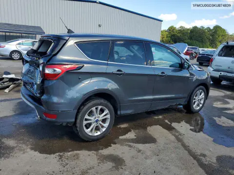 2019 Ford Escape Se VIN 1FMCU0GD3KUB74839 фото 3
