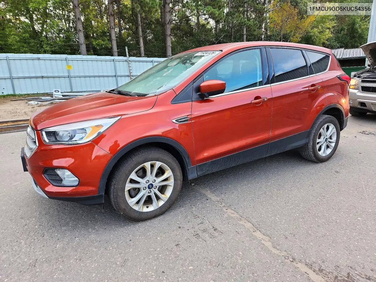 2019 Ford Escape Se VIN 1FMCU9GD5KUC54356 фото 1