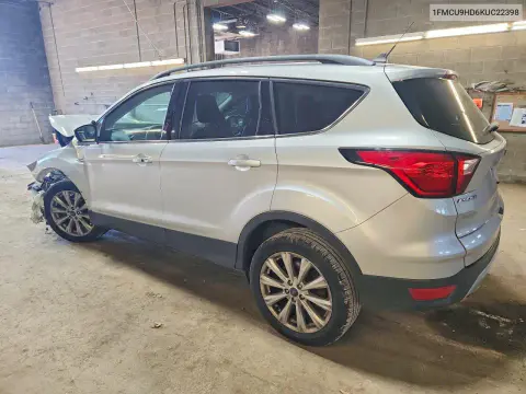 2019 Ford Escape Sel VIN 1FMCU9HD6KUC22398 фото 2