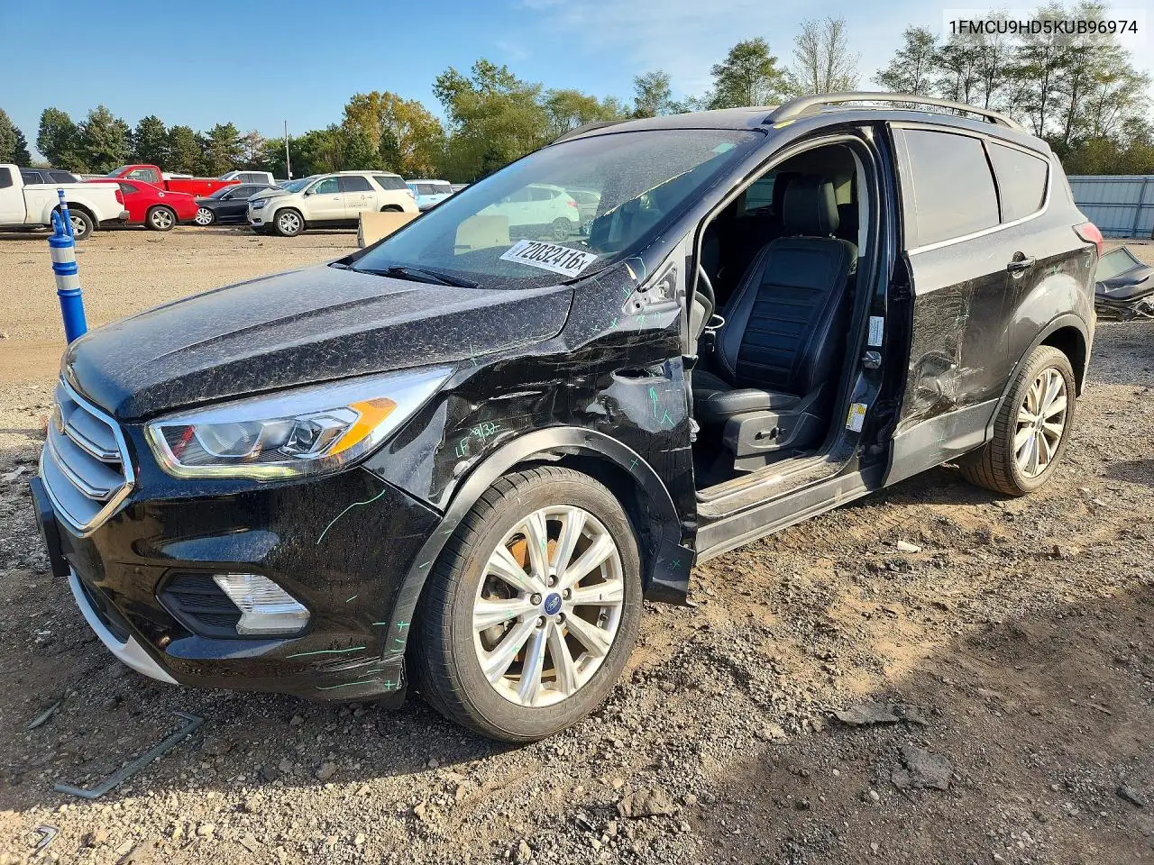 2019 Ford Escape Sel VIN 1FMCU9HD5KUB96974 фото 1