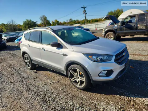 1FMCU9HD5KUC43663 — 2019 Ford Escape, фото 4 с аукциона Copart 16.10.2026, Механические повреждения