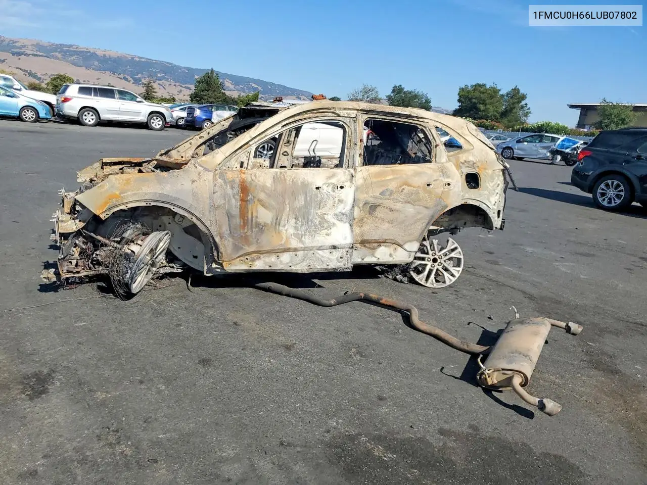 2020 Ford Escape Sel VIN 1FMCU0H66LUB07802 фото 1