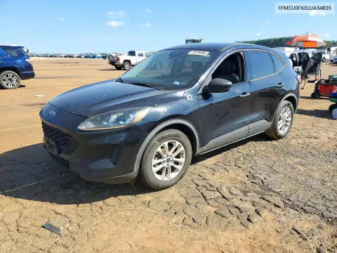 1FMCU0F63LUA54835 — 2020 Ford Escape, Механические повреждения, фото до ремонта
