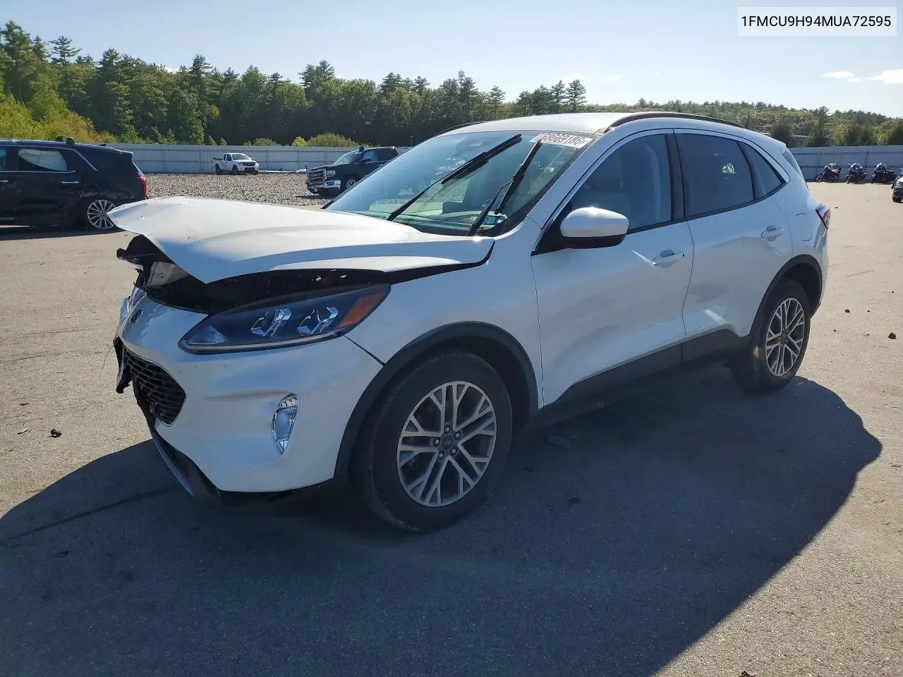 2021 Ford Escape Sel VIN 1FMCU9H94MUA72595 фото 1