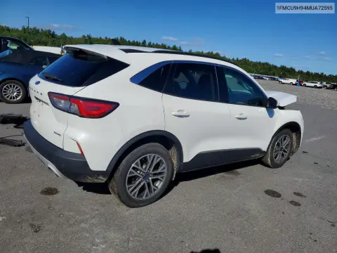 2021 Ford Escape Sel VIN 1FMCU9H94MUA72595 фото 3