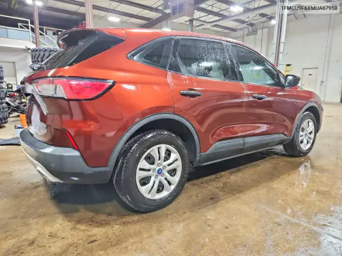 2021 Ford Escape S VIN 1FMCU9F6XMUA67958 фото 3