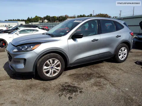 2022 Ford Escape S VIN 1FMCU0F69NUB55865 фото 1
