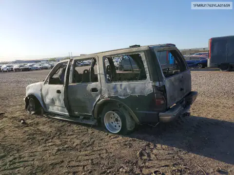 1FMRU1763YLA01659 — 2000 Ford Expedition, фото 2 с аукциона Copart 19.10.2026, Пожар