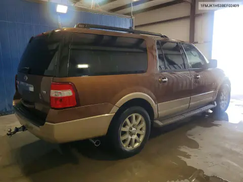 2011 Ford Expedition El Xlt VIN 1FMJK1H53BEF02409 фото 3