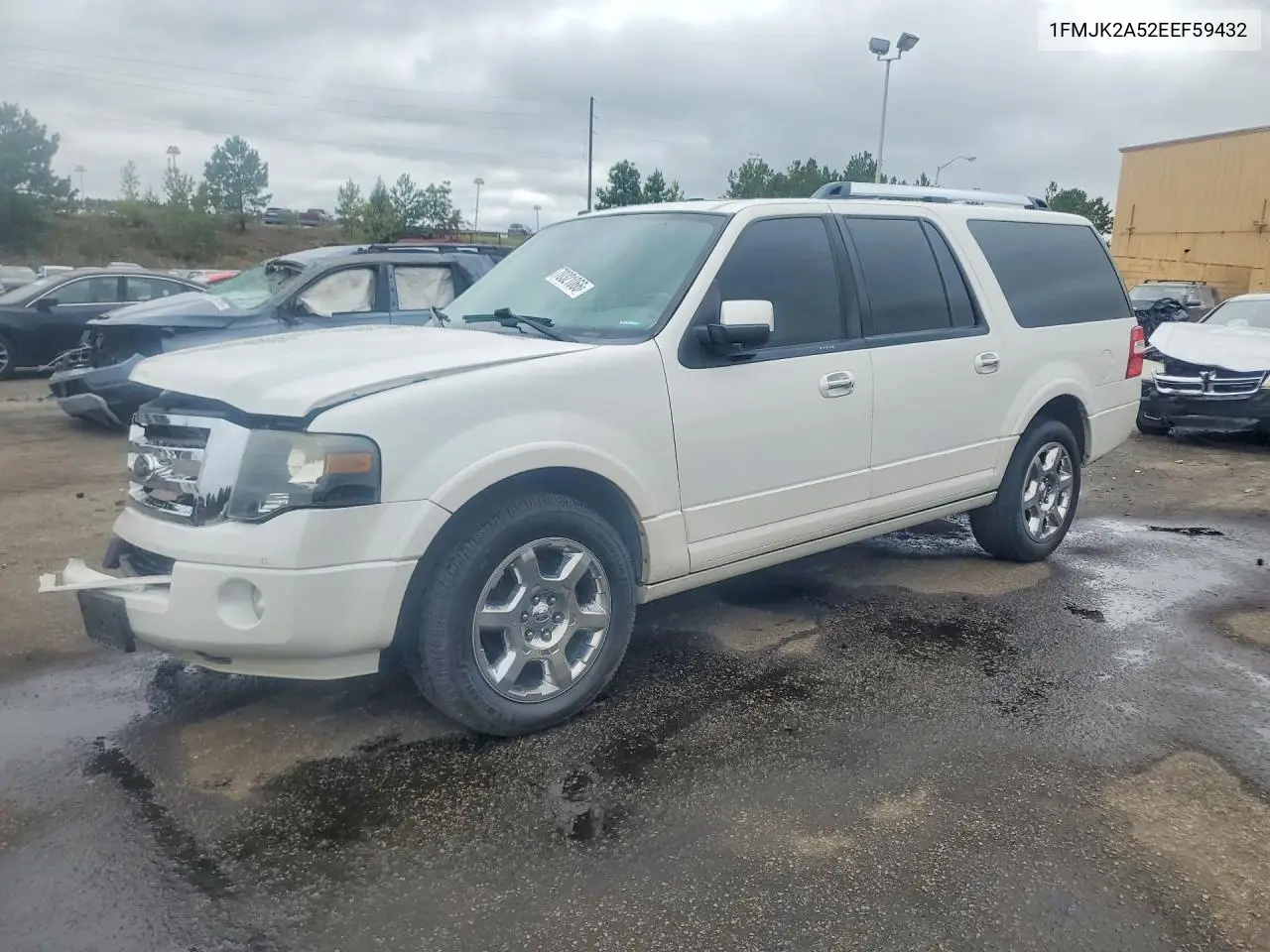 1FMJK2A52EEF59432 Ford Expedition 2014 — повреждение Передняя часть, фото до ремонта