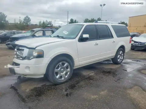 1FMJK2A52EEF59432 — 2014 Ford Expedition, Передняя часть, фото до ремонта