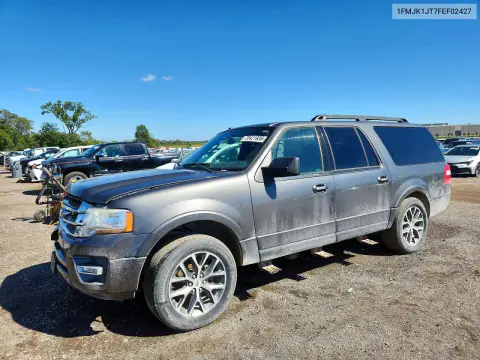 1FMJK1JT7FEF02427 — 2015 Ford Expedition, Передняя часть, фото до ремонта