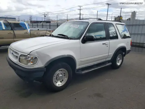 1FMCU22X9VUB32757 — 1997 Ford Explorer, Передняя часть, фото до ремонта