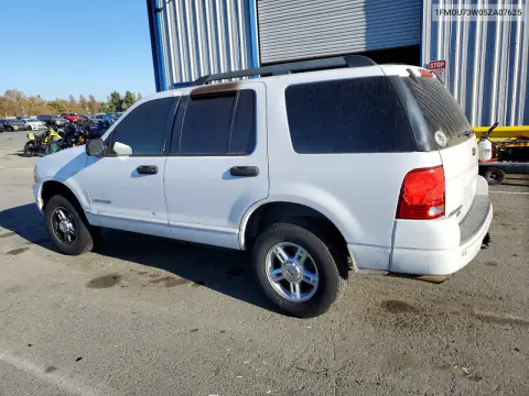 1FMDU73W05ZA07625 — 2005 Ford Explorer, фото 2 с аукциона Copart, Пожар