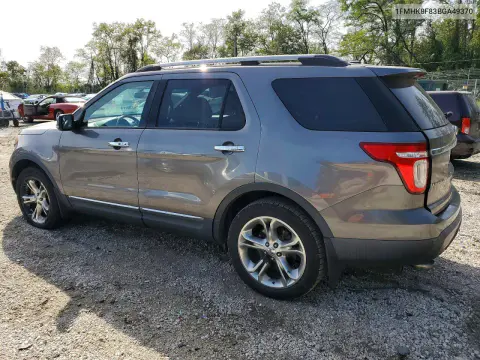 2011 Ford Explorer Limited VIN 1FMHK8F83BGA49370 фото 2