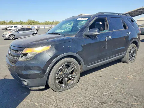 1FM5K8GT5DGC61776 — 2013 Ford Explorer, Вандализм (Vandalism), фото до ремонта