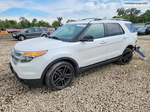 1FM5K8D84DGB25400 — 2013 Ford Explorer, Задняя часть, фото до ремонта