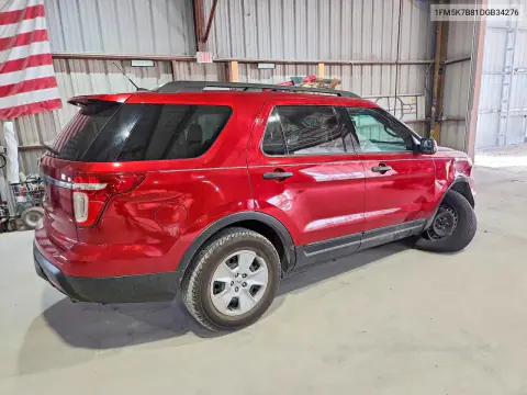 2013 Ford Explorer VIN 1FM5K7B81DGB34276 фото 3