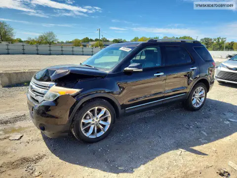 1FM5K8D87DGB91049 — 2013 Ford Explorer, Передняя часть, фото до ремонта