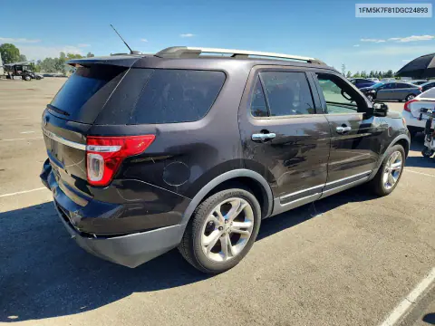 2013 Ford Explorer Limited VIN 1FM5K7F81DGC24893 фото 3