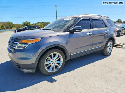 1FM5K8F89DGC38448 — 2013 Ford Explorer, Передняя часть, фото до ремонта