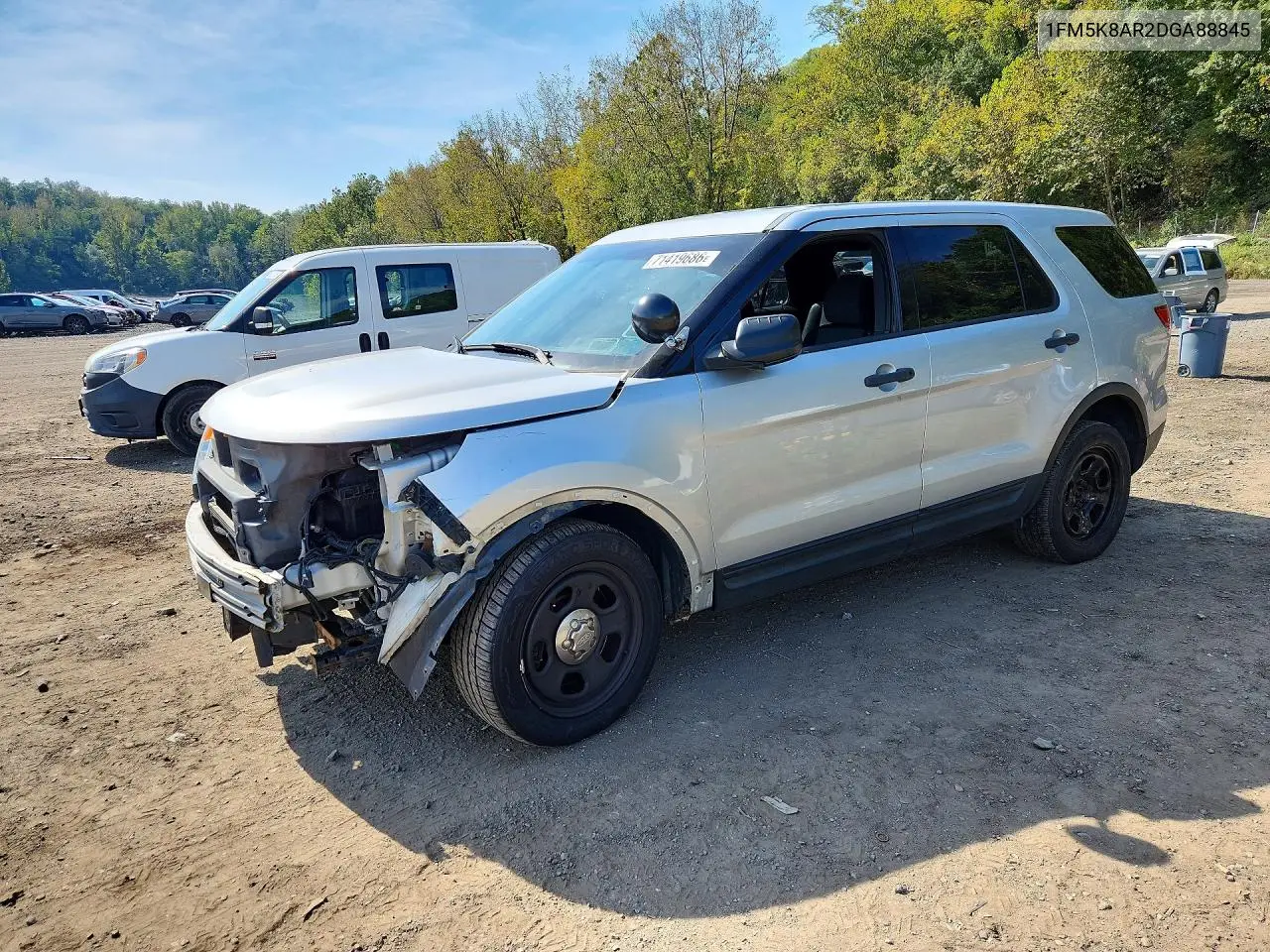 2013 Ford Explorer Police Interceptor VIN 1FM5K8AR2DGA88845 фото 1