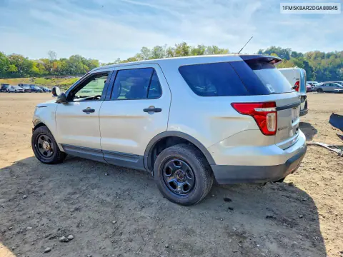 2013 Ford Explorer Police Interceptor VIN 1FM5K8AR2DGA88845 фото 2