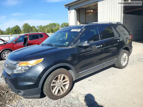1FM5K8D88DGC79379 — 2013 Ford Explorer, Сторона, фото до ремонта
