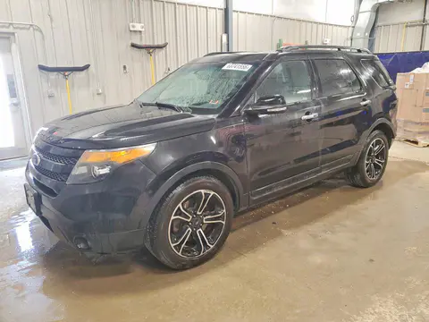 1FM5K8GTXEGC24109 — 2014 Ford Explorer, Задняя часть (Rear End), фото до ремонта