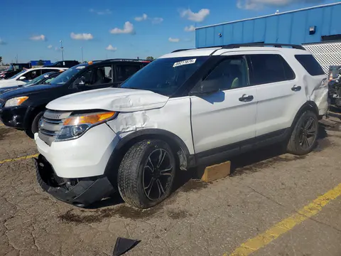 1FM5K8B84EGA87882 — 2014 Ford Explorer, Передняя часть, фото до ремонта