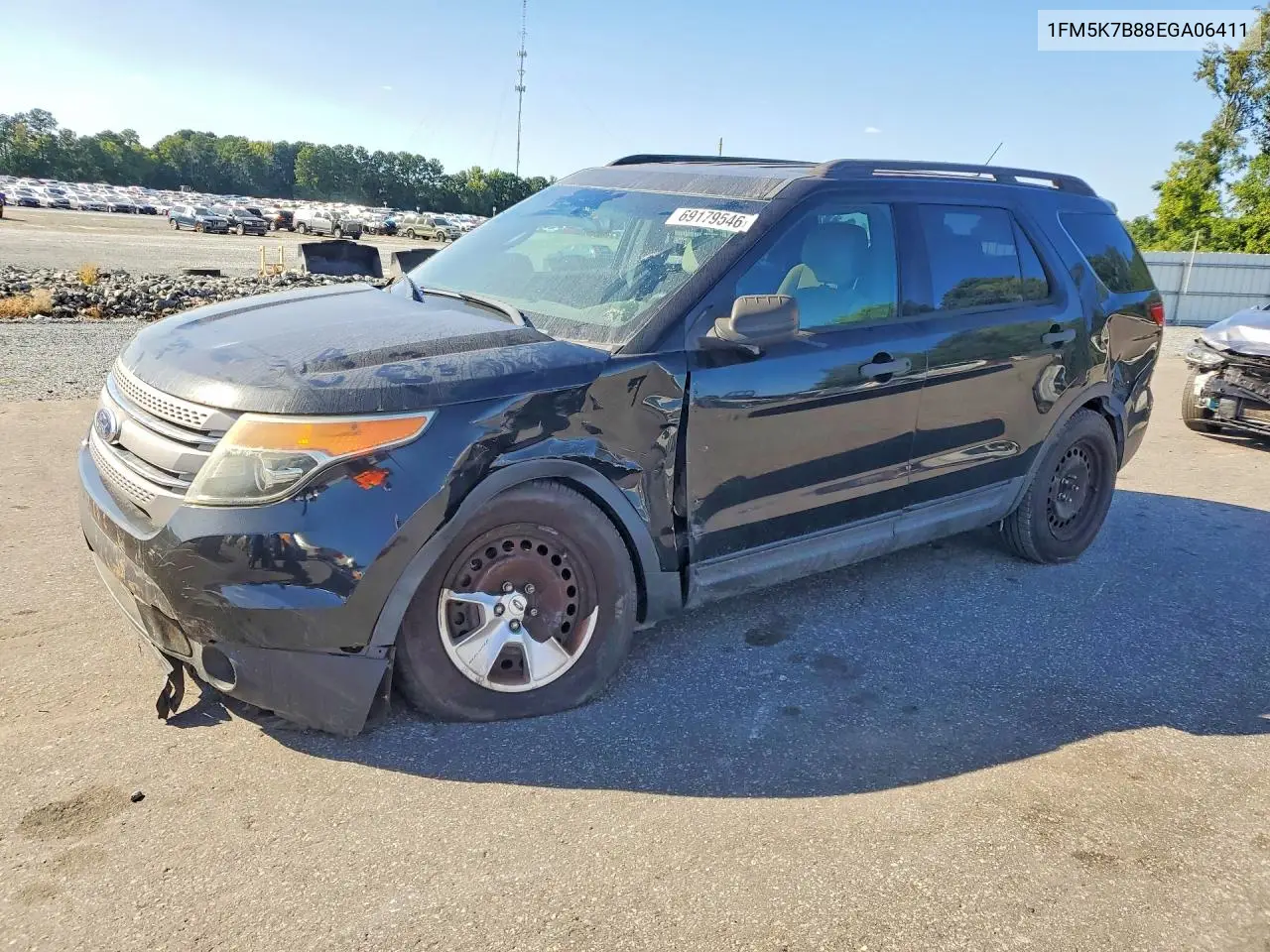 2014 Ford Explorer VIN 1FM5K7B88EGA06411 фото 1