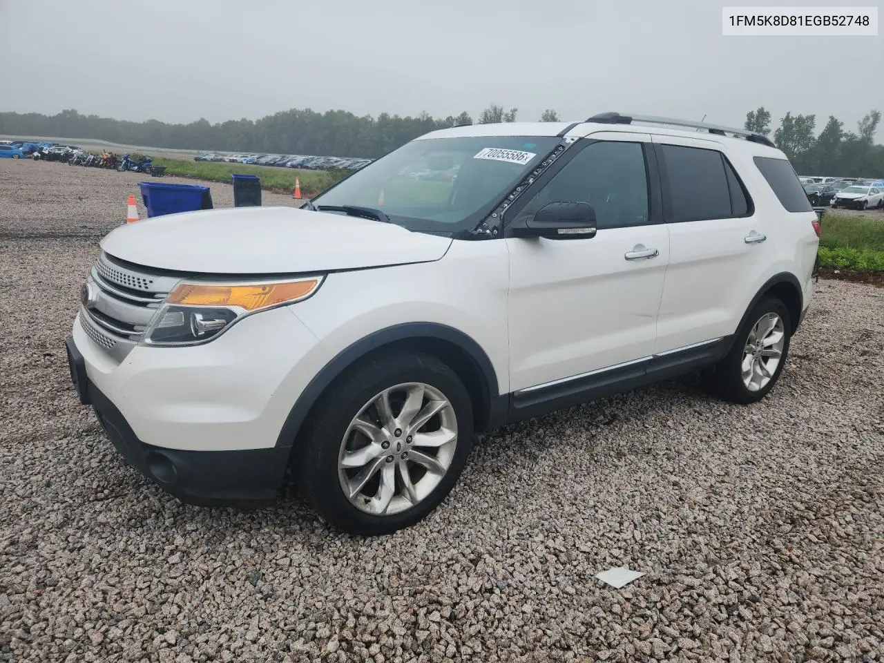 2014 Ford Explorer Xlt VIN 1FM5K8D81EGB52748 фото 1