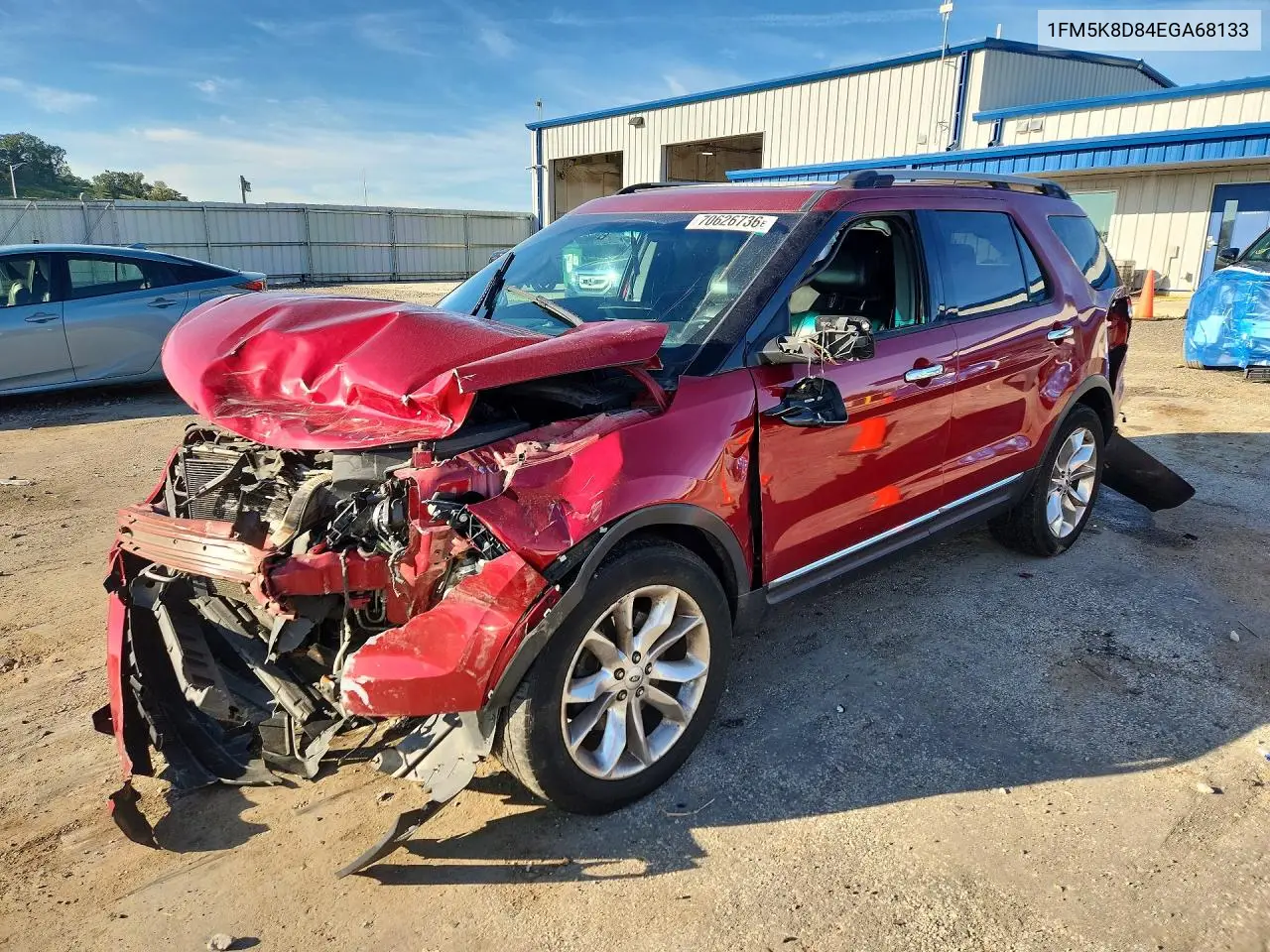 2014 Ford Explorer Xlt VIN 1FM5K8D84EGA68133 фото 1