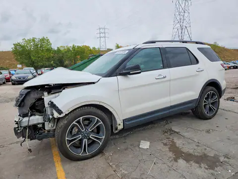 1FM5K8GT5EGB17520 — 2014 Ford Explorer, Передняя часть (Front End), фото до ремонта