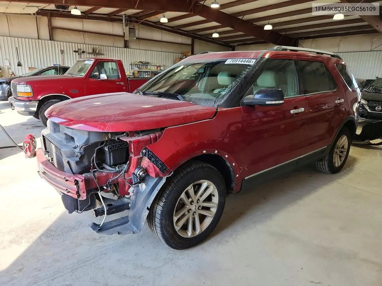 2014 Ford Explorer Xlt VIN 1FM5K8D85EGC56109 фото 1