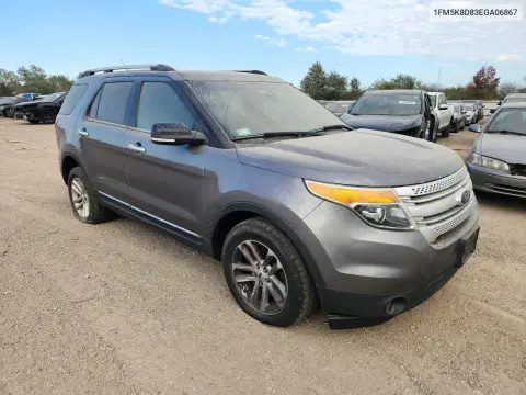 2014 Ford Explorer Xlt VIN 1FM5K8D83EGA06867 фото 4