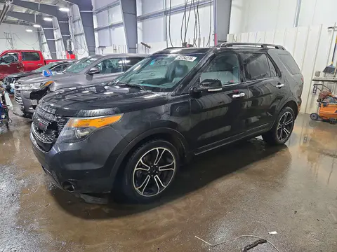 1FM5K8GT8EGA37578 — 2014 Ford Explorer, Передняя часть, фото до ремонта