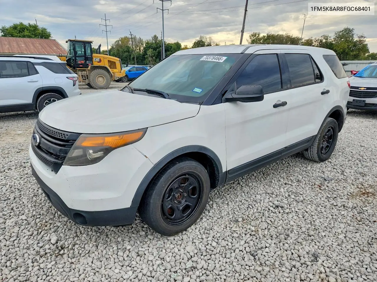2015 Ford Explorer Police Interceptor VIN 1FM5K8AR8FGC68401 фото 1