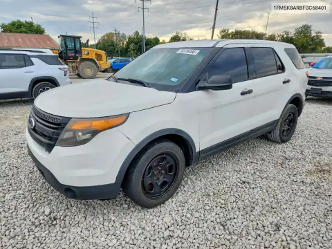 2015 Ford Explorer Police Interceptor VIN 1FM5K8AR8FGC68401 фото 1