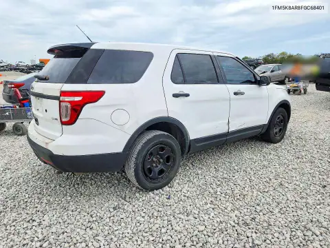 2015 Ford Explorer Police Interceptor VIN 1FM5K8AR8FGC68401 фото 3