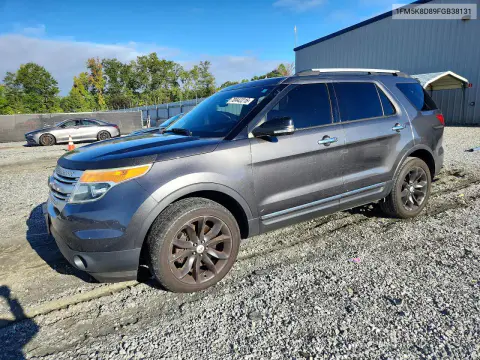 1FM5K8D89FGB38131 — 2015 Ford Explorer, Сторона, фото до ремонта