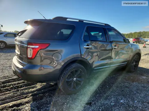 2015 Ford Explorer Xlt VIN 1FM5K8D89FGB38131 фото 3