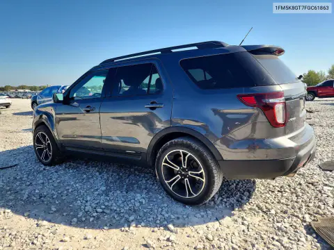 2015 Ford Explorer Sport VIN 1FM5K8GT7FGC61863 фото 2