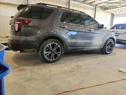 1FM5K8GT4FGA65170 — 2015 Ford Explorer, фото 3 с аукциона Copart 20.10.2026, Передняя часть