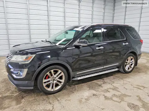 1FM5K7D80GGA60625 — 2016 Ford Explorer, Механические повреждения, фото до ремонта