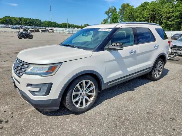1FM5K7FH2GGB09076 — 2016 Ford Explorer, Передняя часть (Front End), фото до ремонта