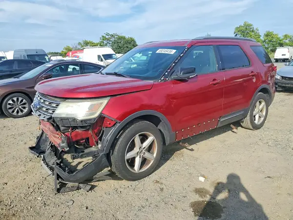 1FM5K8D8XGGC23481 — 2016 Ford Explorer, Передняя часть (Front End), фото до ремонта